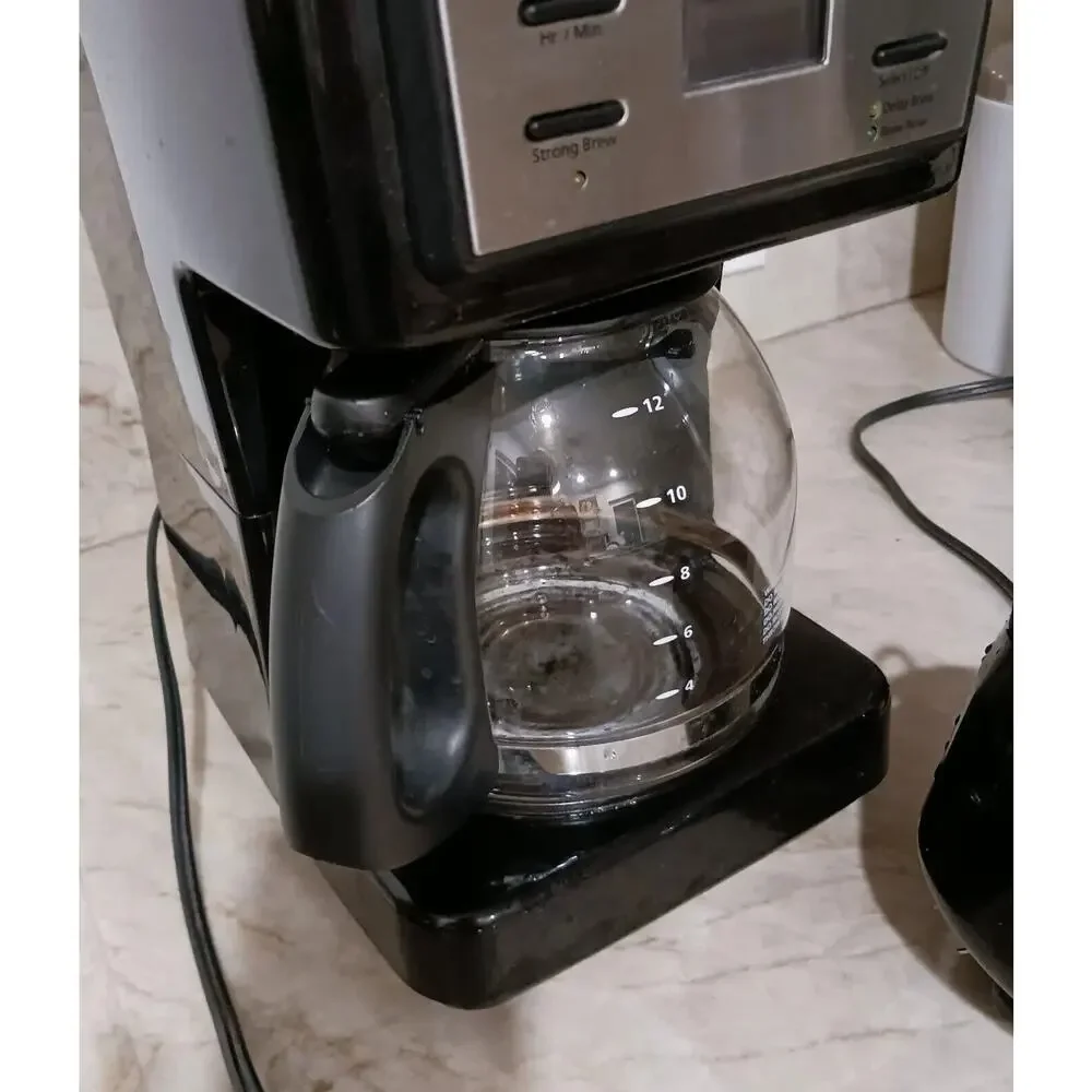 Mr.‎ Coffee Maker Stainless Steel 12-Cup Programmable w Clock Works Luxe